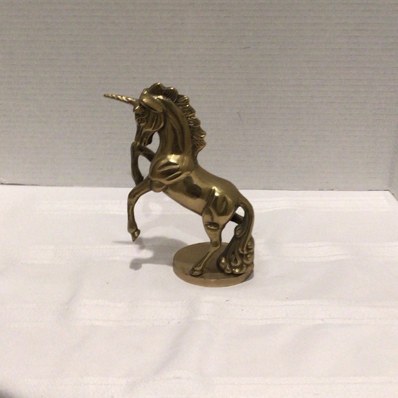 Other - Vintage solid brass unicorn figurine mid century modern